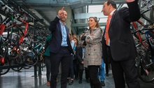 Ministro de Transporte de Argentina- y la gerente de TransMilenio