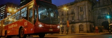 Bus  de TransMilenio Noche