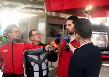 Director de Tic de TransMilenio atendiendo los medios