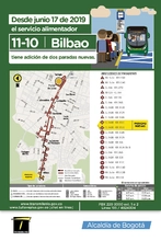Mapa de la ruta 11-10