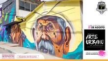 Mural de la loclaidad de Ciudad Bolivar