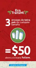 Canjea- 3 envases-tetra-pak por 50 pesos para tu recarga