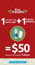 Canjea- 1 envases-tetra-pak+ 1 botella por 50 pesos para tu recarga