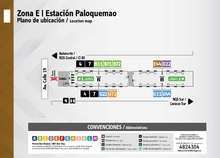 Plano de estación Paloquemao