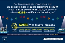 626B Villa Gladys Gamelia horario ajustado para navidad