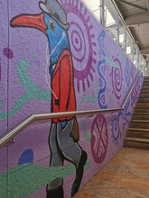 Arte en muros de TransMilenio