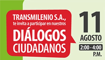 Diálogos ciudadanos TransMilenio Rendición de cuentas mobile
