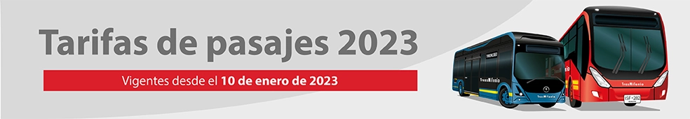Cuál es el valor del pasaje de TransMilenio para el 2023