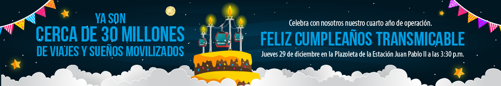 Feliz cumpleaños TransMilenio