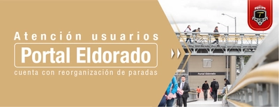  El Portal Eldorado redistribuye las paradas de sus servicios troncales