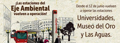 TransMilenio da apertura a las tres estaciones del Eje Ambiental