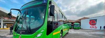 Bogotá le da la bienvenida a la primera flota de buses eléctricos