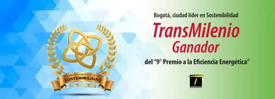 Tras renovación histórica de TransMilenio con buses eléctricos Bogotá gana premio a la Eficiencia Energética