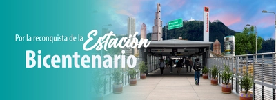 TransMilenio reconquista la estación  Bicentenario