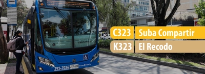 Servicio zonal C323 Suba Compartir - K323 El Recodo modifica su operación