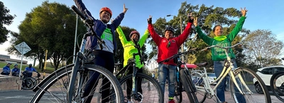 Balance del Día sin Carro y sin Moto en Bogotá a las 12:00 m