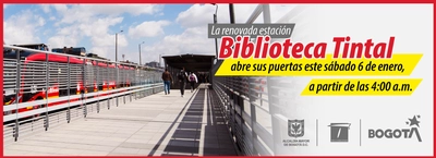 Estación Biblioteca el Tintal abre sus puertas