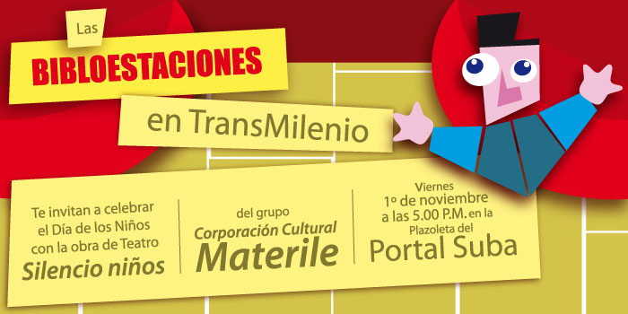 Las Bibloestaciones en TransMilenio te invitan a celebrar el Día de los Niños