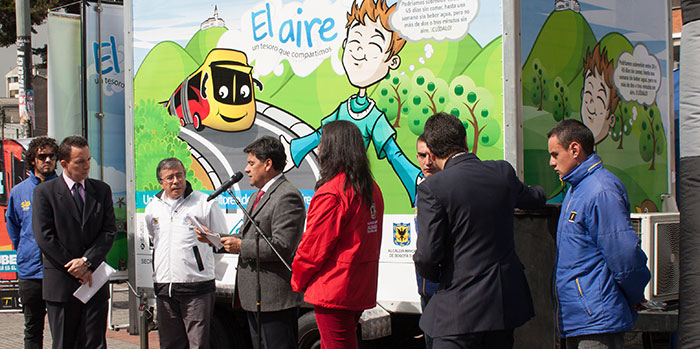 Lanzamiento Programa de Monitoreo de Calidad del Aire sobre corredores de transporte público en Bogotá
