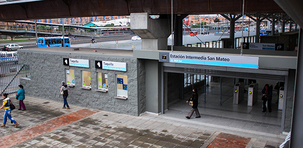 TRANSMILENIO habilita nuevo acceso para usuarios de Estación San Mateo