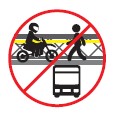 Prohibida la circulación de motos, mototaxis