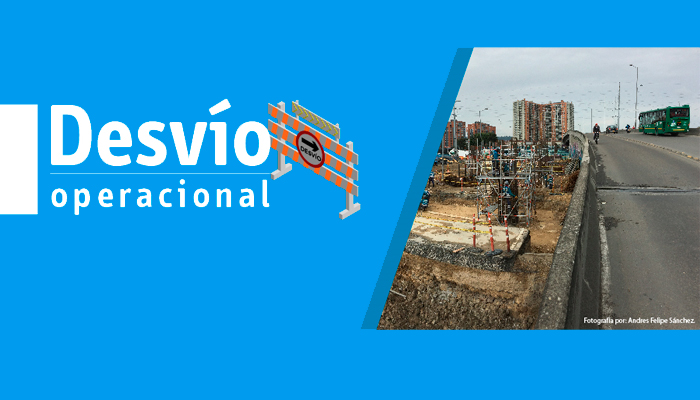 Cierre de calzada exclusiva de TransMilenio por obras en el puente de la avenida calle 183