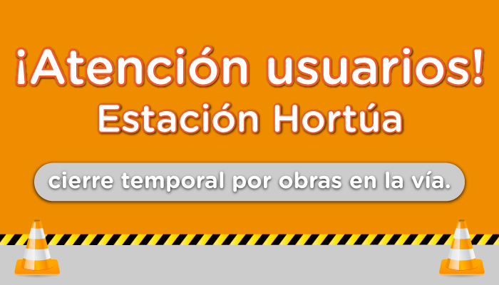 Estación Hortúa se cerrará  temporalmente en el sentido Norte Sur