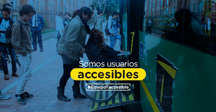 En TransMilenio le damos la cara a la discapacidad