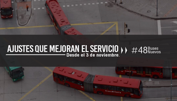Servicios de TransMilenio B12 - G12,  B72- H72, B11 - G11 presentan novedad