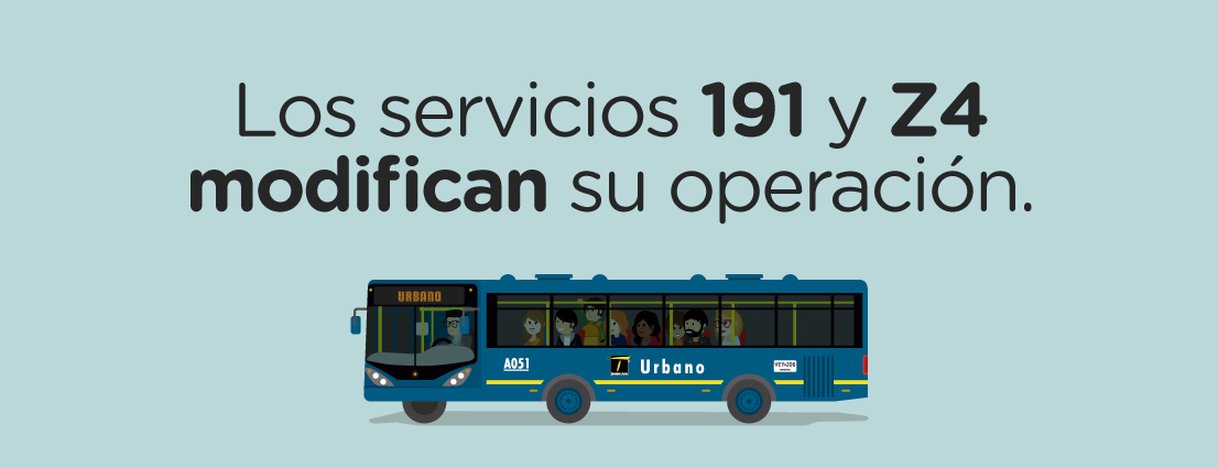 Extendemos el recorrido de la ruta 191 Unicentro Metrovivienda y ruta la Z4 