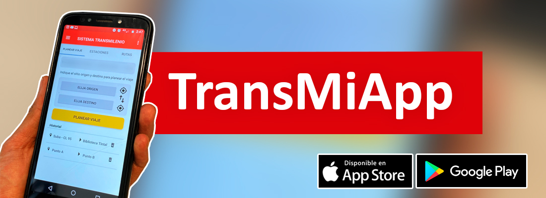 Planea el viaje con TransMi App