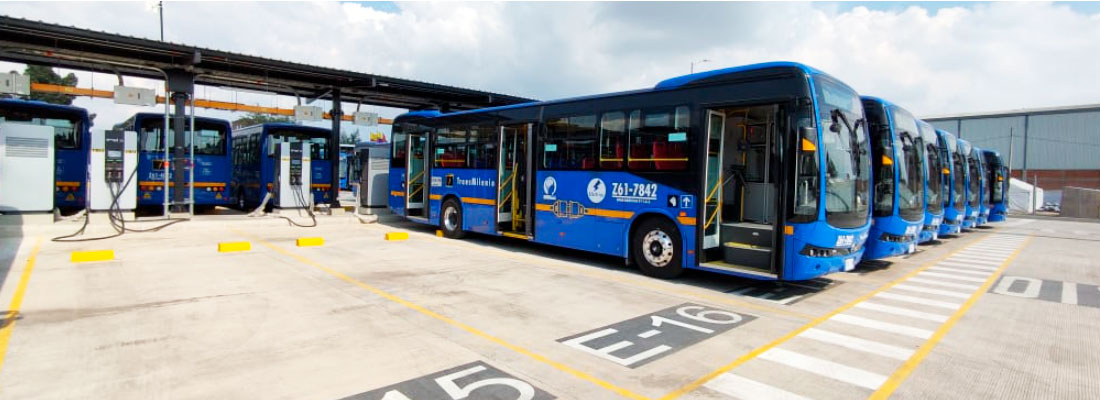 Con 1.485 buses 100% eléctricos, Bogotá es la ciudad con mayor flota eléctrica fuera de China