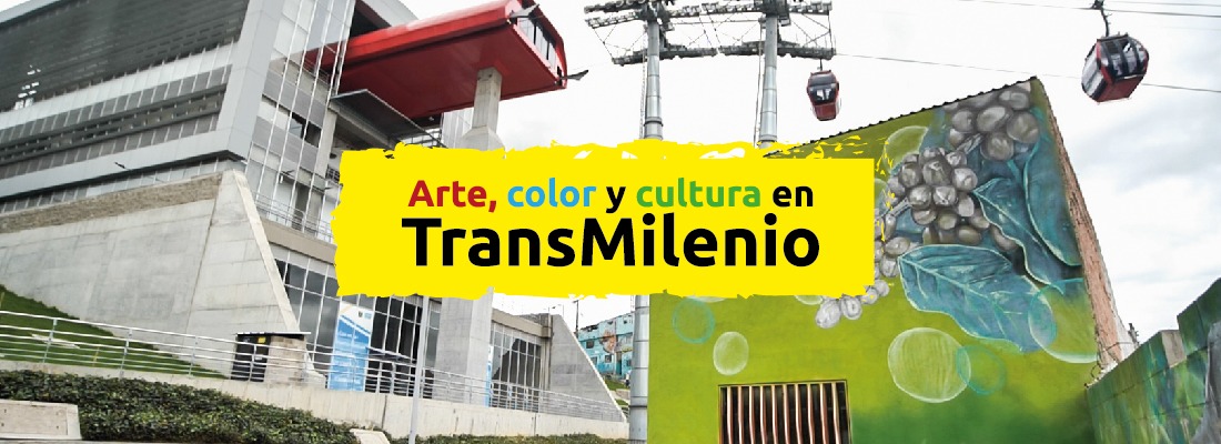 Arte, color y cultura en TransMilenio