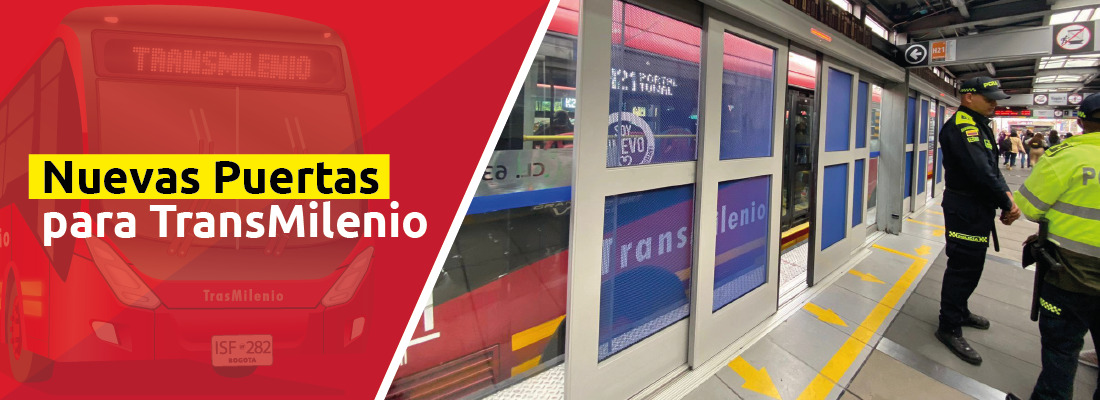 TransMilenio pone en marcha sus nuevas puertas