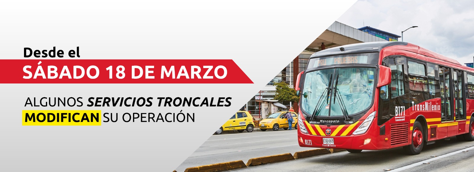 Se reorganizan puntos de paradas en estaciones y portales de TransMilenio