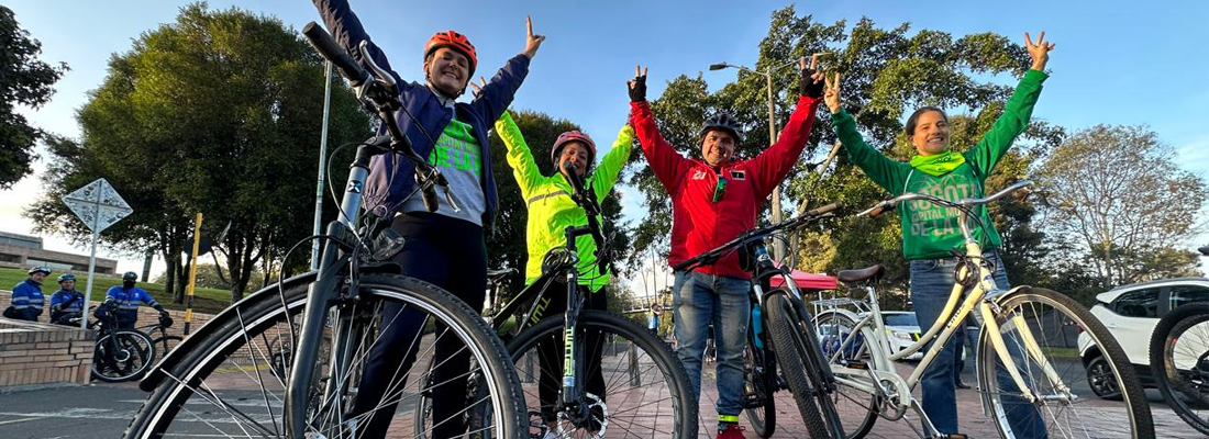 Balance del Día sin Carro y sin Moto en Bogotá a las 12:00 m